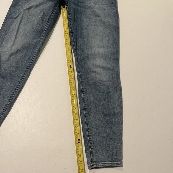 Lucky Brand Ava Skinny Jeans Women's 10/28R Medium Blue Stretch Denim Mid Rise - Picture 4 of 11
